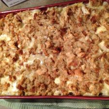 Easy Chicken Stuffing Casserole