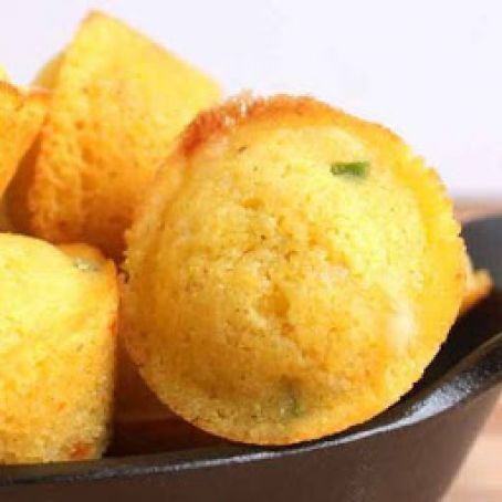 Cornbread Bites, Spicy (Mini-muffins)