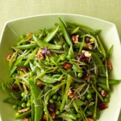 Spring Peas With Dates and Walnuts