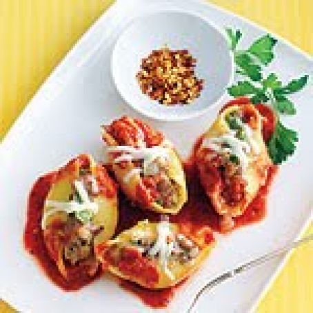 Baked Sausage-Stuffed Shells