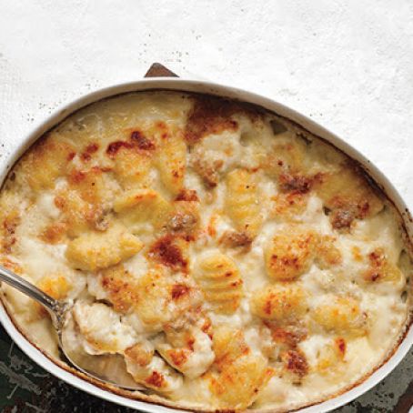 Gnocchi Gratin with Gorgonzola Dolce