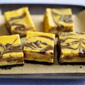 Chocolate-Pumpkin Cheesecake Bars