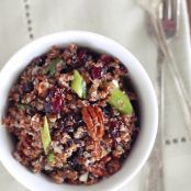 Red Quinoa and Cranberry Salad