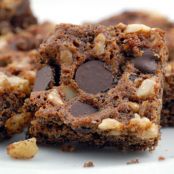 Paleo Double Chocolate Walnut Brownies