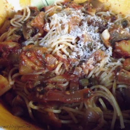 Eggplant and Zucchini Sauce