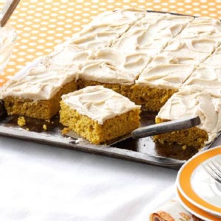 Pumpkin Bars with Browned Butter Frosting Recipe