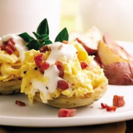 Artichoke & Scrambled Eggs Benedict