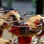 Freeform Cheesecake Poured over Fresh Fruit