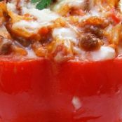 Bolognese Stuffed Bell Peppers
