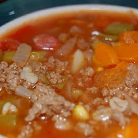 Hamburger Vegetable Soup