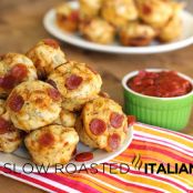 Cheesy Pepperoni Pizza Puffs