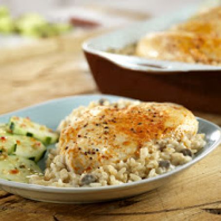 Campbell's Kitchen: One Dish Chicken & Rice Bake