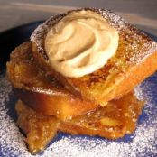 Sally Lunn French Toast with Homemade Apple Butter and Salted Caramel Whipped Cream : Recipes : Cooking Channel