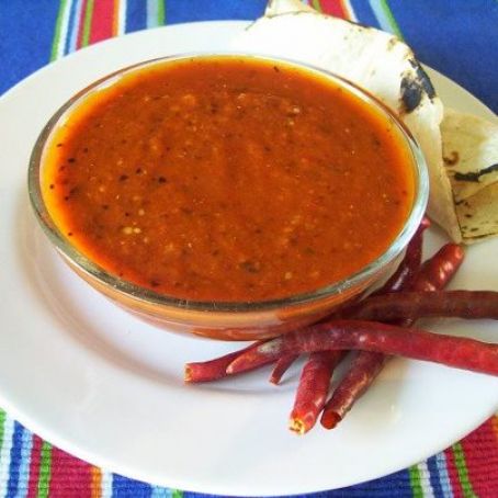 SALSA DE CHILE DE ARBOL FRITA