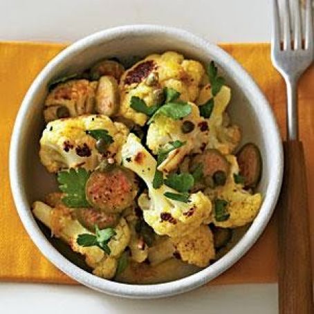 Curried Cauliflower with Capers