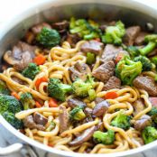 BEEF NOODLE STIR FRY