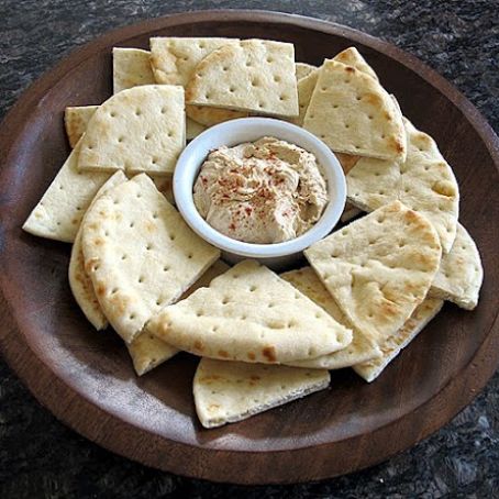 Hummus and goat cheese
