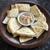Hummus and goat cheese