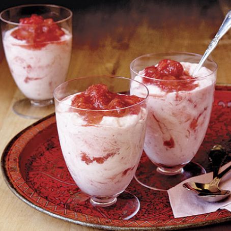 Strawberry-Rhubarb Fool