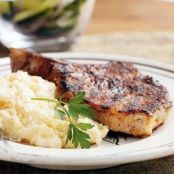 Barbeque-Rubbed Pork Chops