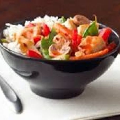 Sweet-and-spicy Chicken Stir-fry
