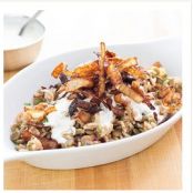 Rice and Lentils with Crispy Onions (Mujaddara)
