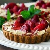 Strawberry Almond Cream Tart
