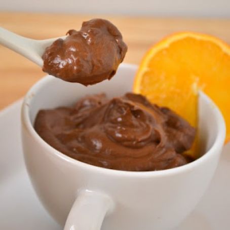 Chocolate Orange Avocado Pudding