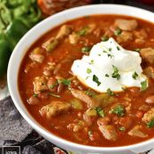 Fiesta Pork, Bean and Green Chili Chili