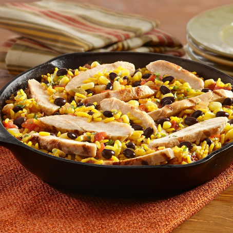 Easy Chicken and Black Bean Skillet