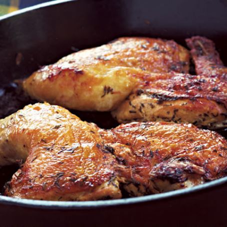 Chicken Under a Brick for 2