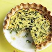Asparagus, Leek, and Gruyere Quiche