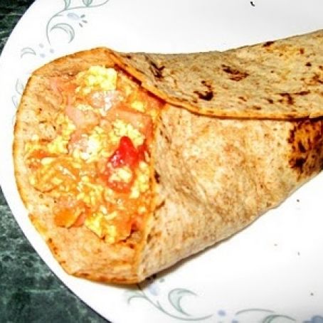Egg and Cheese Breakfast Burrito