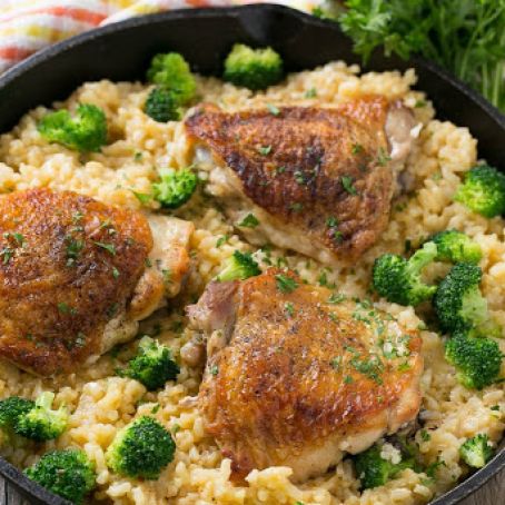Chicken Broccoli and Rice Casserole - Dinner at the Zoo