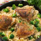 Chicken Broccoli and Rice Casserole - Dinner at the Zoo