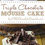 Chocolate, Triple-Chocolate Mousse Cake