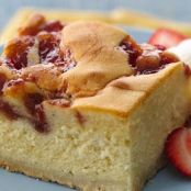 Strawberry and Cream Butter Cake