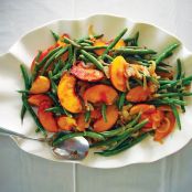 Green Bean and Peach Salad