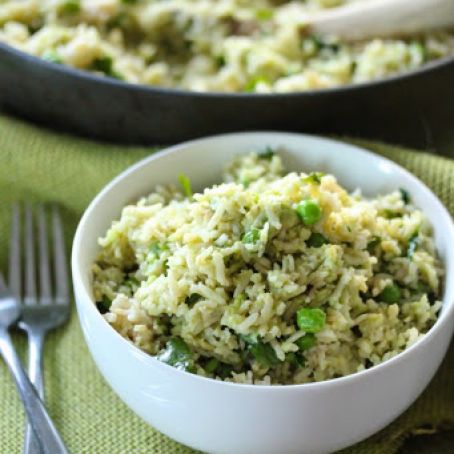 Avocado, Lime and Cilantro Rice