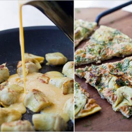 ARTICHOKE HEART FRITTATA