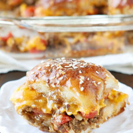 Cheesy Party Burgers (AKA Diamond Burgers)