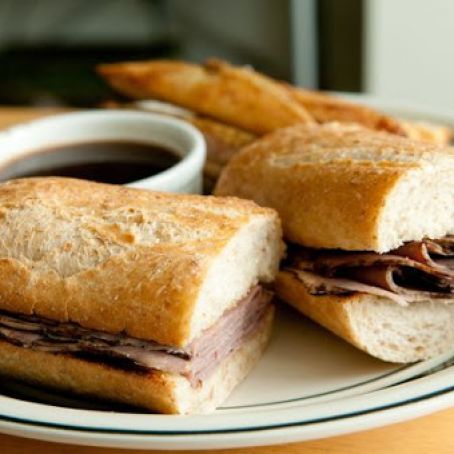 French Dip Roast Beef Sandwich