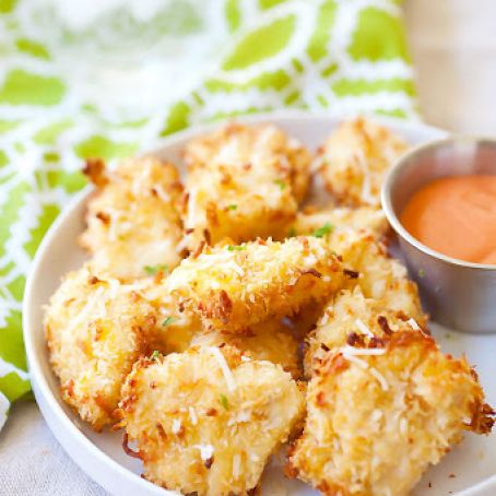 Parmesan Baked Chicken Nuggets