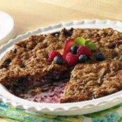 Impossibly Easy Mixed-Berry Crumble Pie