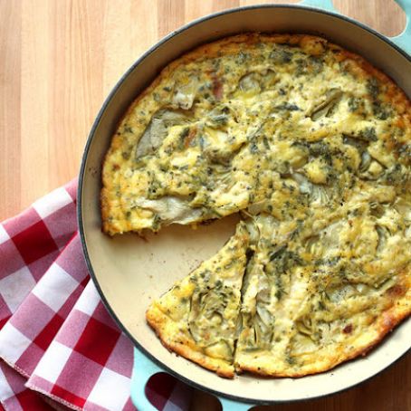 Artichoke and Rosemary Frittata