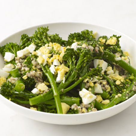 Broccolini With Hard-Boiled Egg