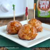 Apple Whiskey Chicken Meatballs