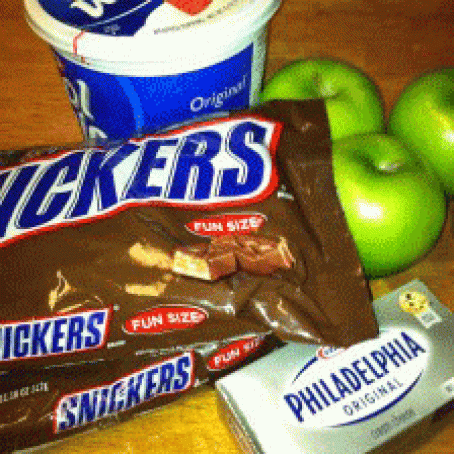 Snickers Salad With Cream Cheese