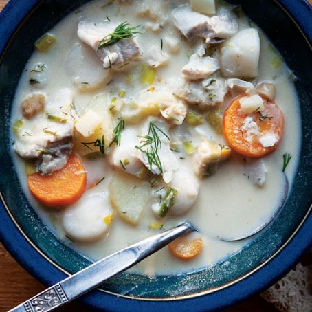 Fiskesuppe (Norwegian Cod and Root Vegetable Chowder)
