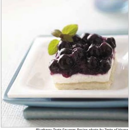 Blueberry Torte Squares Recipe